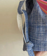 Casual Blue Versatile Canvas Satchel Bags